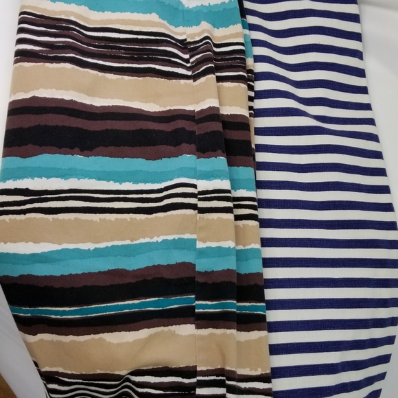 Talbots Dresses & Skirts - Talbot pair skirts stripes lightweight